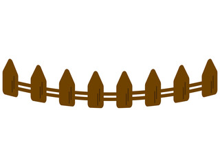 울타리 일러스트
