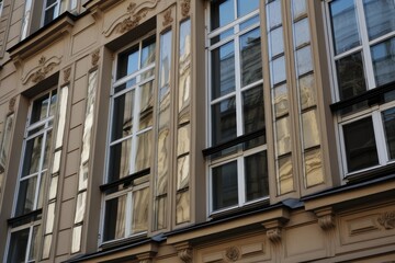 Fototapeta premium windows in a miror in a windows