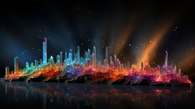 abstract background. technology concept.