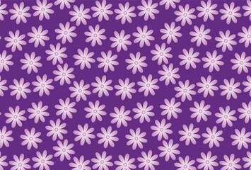 Elevate your designs with this elegant purple floral pattern. Delicate white and purple flowers with hints of lavender create a stylish and sophisticated backdrop. Perfect for adding a touch of refine