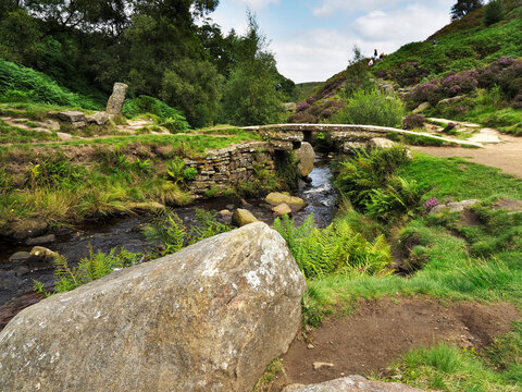 Bronte Bridge on Haworth Moor, Yorkshire, England