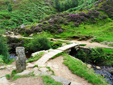 Bronte Bridge on Haworth Moor, Yorkshire, England
