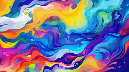 Fototapeta premium abstract colorful background. Generative AI