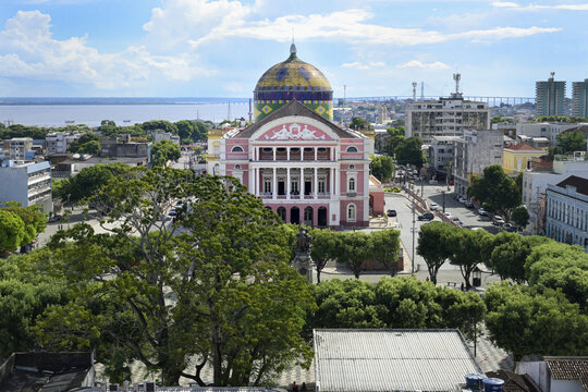 Belle Epoque Amazon Theatre, Manaus, Amazonia State, Brazil