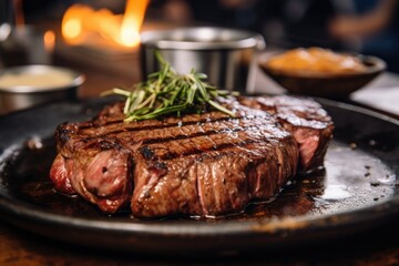 Succulent Medium Rare Steak: Perfectly Grilled