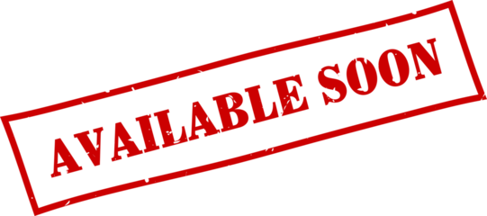 Available soon square grunge rubber stamp