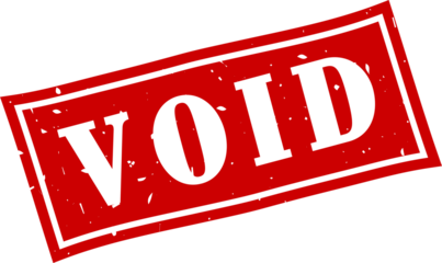 Void square grunge rubber stamp