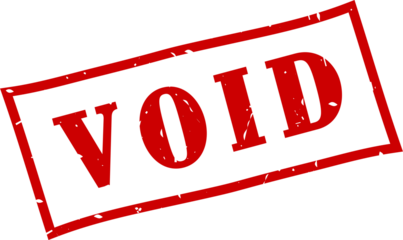 Void square grunge rubber stamp