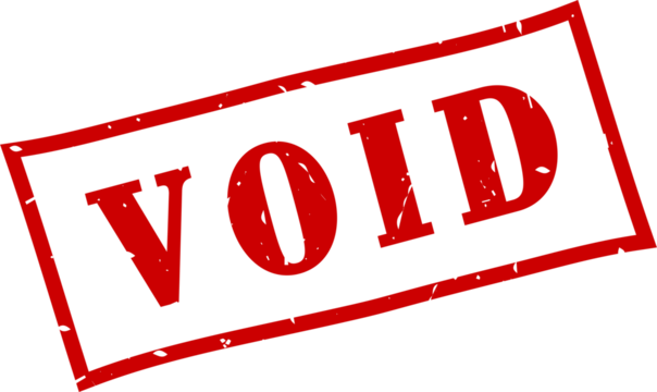 Void square grunge rubber stamp