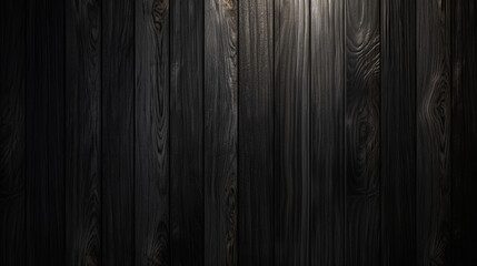 Fond d'un parquet noir, sol en bois. Ambiance sombre. Arrière-plan pour conception et création graphique.