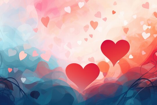 Abstract background for lovers on Valentines Day