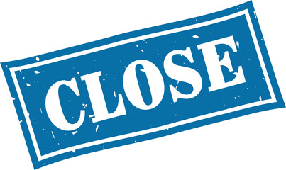 Fototapeta premium Close square grunge rubber stamp