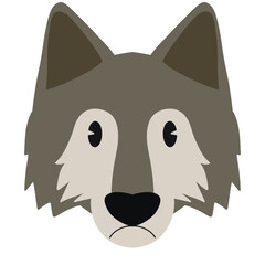 illustration Chaaracter of a Wolf