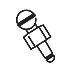 microphone icon design vector template