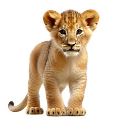 Cute baby lion clip art