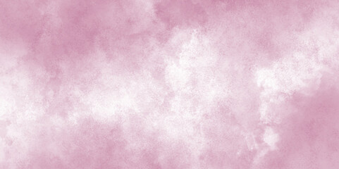 Fototapeta premium Abstract grunge pink soft pastel pink watercolor background painted on white paper texture shades. Pink scraped grungy background Fantasy light red, pink shades watercolor background