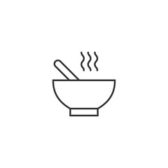 Bowl icon. Food symbol modern, simple, vector, icon for website design, mobile app, ui. Vector Illustration