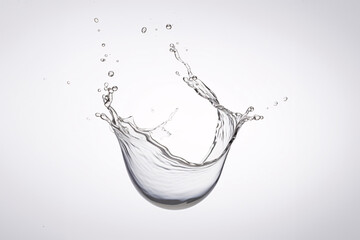 Realistic Liquid water splashes. Realistic water luxury background.