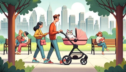 Cat in the Cradle: Gen Z Takes Pet Parenting to the Park
