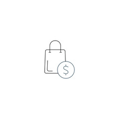 Product concept line icon. Simple element illustration.Product concept outline symbol design