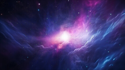 ascinating backgrund like cloud mountains with bright light in the middle as galaxy with gorgeaus endless cosmos landscapes with creations of nebulae and planets
