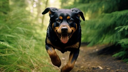 Rottweiler in Action - Search and Rescue Training