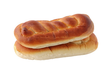 Sweet milk breads isolated on transparent background	