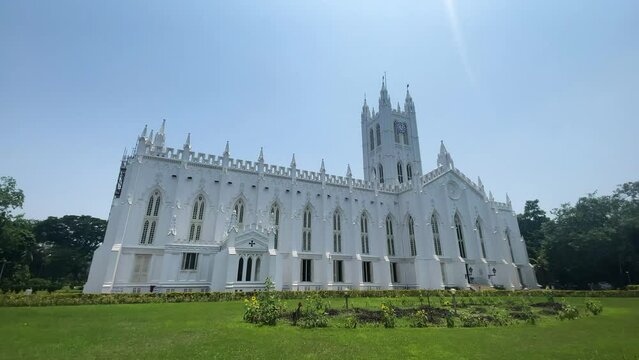 St Paul's Cathedral church located in Kolkata, West Bengal, India