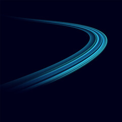 
Futuristic neon lines.Wavy lines of light.Speed ​​lines.
