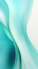 Sensational 3D Abstract Waves in Blue and Green Hues