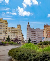 Plaza de España en Ferrol, Galicia