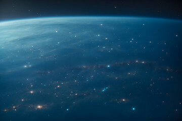 Obraz premium Breathtaking Blue Space Background