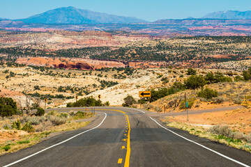 Road in.Capitol Reef National Park,Utah