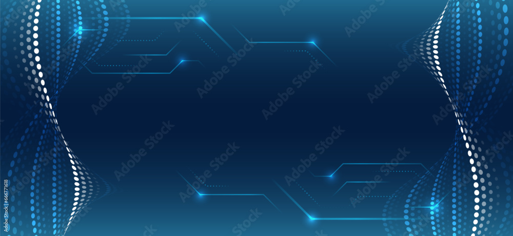 Aufkleber hi-tech communication design. electronic vector illustration. abstract modern digital science techno
