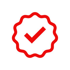 Verification icon red