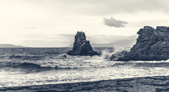 rocks on sea preveza greece