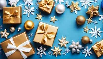 christmas balls and presents - for christmas cards and more