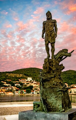 statue of  odysseus king of ithaca