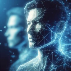 a digital man. IA Generativa