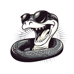 Serpiente con gafas