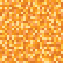 Orange Pixel Pattern or Background in Pixel Art