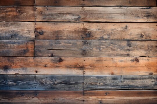 The setting portrays a textured surface with a distressed and aged look, thanks to reclaimed, recycled wood planks