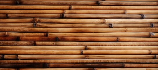 The backdrop featuring bamboo wood's texture
