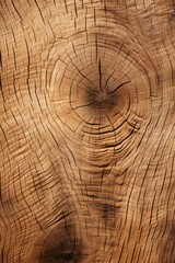 Naklejka premium An exhibition featuring oak wood that has been freshly cut and remains unfinished