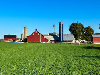 barn and silo