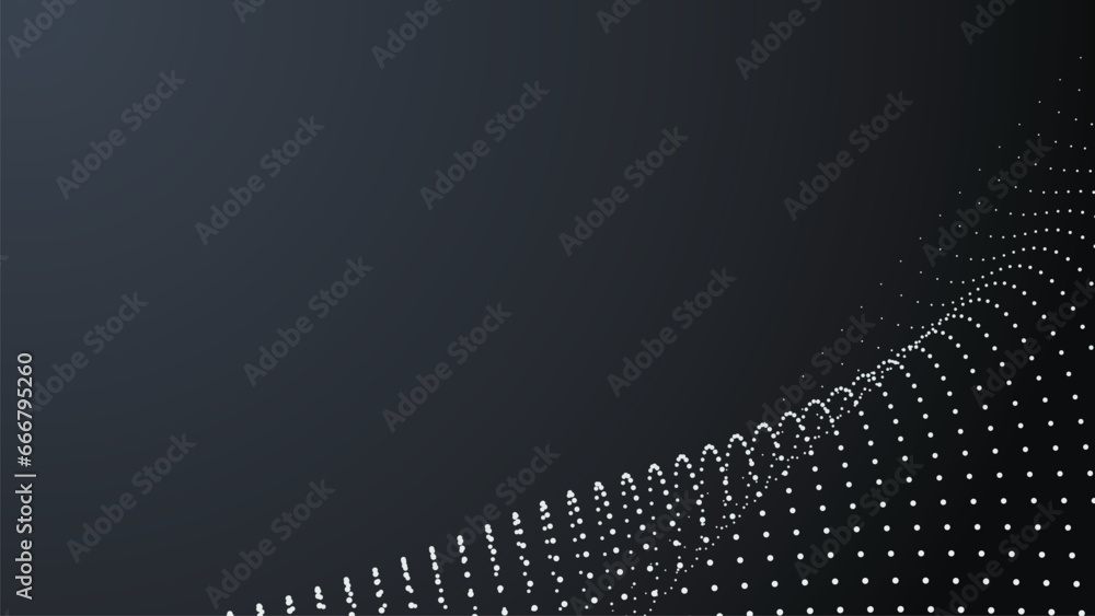 Poster abstract geometric gradient backdrop. dots structure, shape. scientific background.