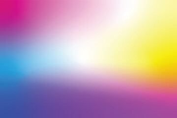Pop Y2K multicolored blurred gradient vibrant background. Yellow and purple aesthetic noisy colorful background