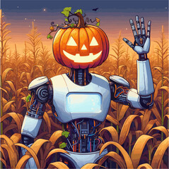 robot hallowen