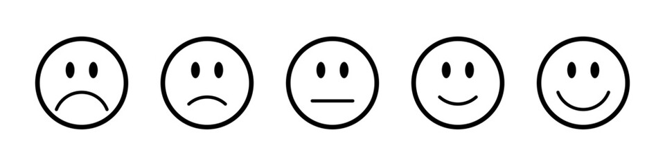 Smiley icon set