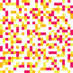 Warm Color Pixel Pattern or Background in Pixel Art